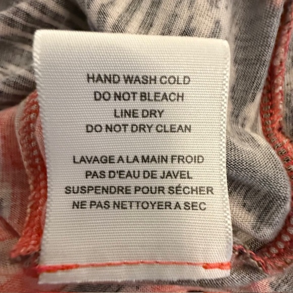 Joie Animal Print Women's Tank Top Halter Style Sz Large EUC Orange Green Brown - Picture 11 of 12